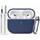 Ljusmicker for AirPods Pro Case Cover with Cleaner KitSoft Silicone Protective Case for Apple AirPods Pro 2nd1st Generation for Women MenAirPod Pro 2 Case Accessories with KeychainMidnight Blue