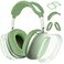 Aiaabq for AirPods Max case CoverAntiScratch Ear Pad Case CoverEar Cups CoverHeadband Cover for AirPods Max Clear Soft TPU and SiliconeSkin Scratch Proof