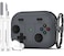 R-fun Rfun for AirPods Pro 2 Case Silicone Game Console Design Compatible with Airpods Pro Case 2nd 1st Generation 202320222019 with Cleaner Kit and Carabiner Black