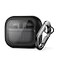 SURITCH for Samsung Galaxy Buds 3 Pro 2024 Buds 3 2024 Buds3 FE 2025 Case Magnetic Bumper Cases Rugged Shockproof Protective Covers with Carabiner Cleaning Kit Removal Tool Black