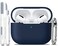 R-fun Rfun for AirPods Pro 2 Case Soft Silicone Protective Cover with Keychain and Cleaning Pen Compatible with AirPods Pro 2nd1st Generation Supports Wireless Charging Midnight Blue