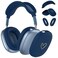 AIIEKZ Case Cover for AirPods Max AntiScratch Soft Silicone with Gold Heart Pattern Ear Cups Case CoverEar Pad CoverHeadband Cover for Apple AirPods Max Headphones Midnight Blue