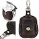TGeng Genuine Leather Case fits Apple AirPods 1 and 2 Shockproof Wireless Charging Sleeve with AntiLost Keychain Coffee