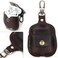 TGeng Genuine Leather Case fits Apple AirPods 1 and 2 Shockproof Wireless Charging Sleeve with AntiLost Keychain Coffee