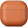LOPIE Handmade Case for AirPods 4 AirPods 4 with Active Noise Cancellation Leather Case FullyWrapped with Top Grain Leather Protective Hard Shell Cover for Gen 4 AirPods Brown