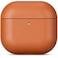 LOPIE Handmade Case for AirPods 4 AirPods 4 with Active Noise Cancellation Leather Case FullyWrapped with Top Grain Leather Protective Hard Shell Cover for Gen 4 AirPods Brown
