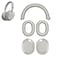 TEHAOUU Siliocne Cover for Sony WH 1000XM6 Case Protector Headphone Case WH 1000XM6 Accesories Beige