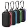 SUNGUY Earbuds Case 4Pack Rectangle Earbuds Carrying Case Portable Earphone Pouch Phone Accessories Organizer with Carabiner for Earphone inEar Headphones Earbud SD Card USB Charging Cable