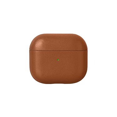 Native Union Leather Case for AirPods 3rd Gen Handcrafted FullyWrapped Genuine Italian Leather case Compatible with Qi Wireless Chargers for AirPods Tan