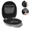 Geekria Shield Case Compatible with BO Beoplay HX H95 H9 H9i H8 H8i H7 H6 H2 Headphones Replacement Hard Shell Travel Carrying Bag with Cable Storage Microfiber Grey