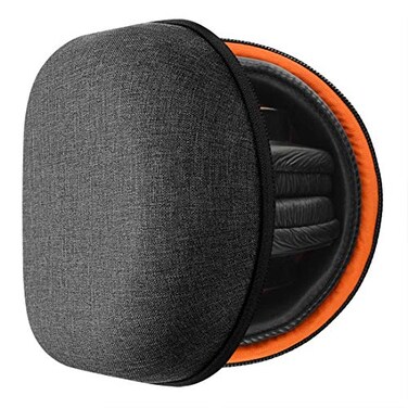 Geekria Shield Case Compatible with Sony MDRV6 MDRV900HD MDR7506 Headphones Replacement Protective Hard Shell Travel Carrying Bag with Cable Storage Dark Grey