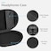 Geekria Shield Headphones Case Compatible with Anker Soundcore Q11i Life Q20 Life Q30 Space Q45 and More Replacement Protective Hard Shell Travel Carrying Bag with Cable Storage Black