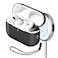 MONOCARBON Real Carbon Fiber Case for AirPods Pro 2nd Generation 2022 with Stripes Lanyard Slim Durable Cover for AirPods Pro 2 Accessories Support Wireless Charging ShockAbsorbing Protective