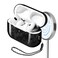 MONOCARBON Real Carbon Fiber Case for Airpods Pro 2nd Generation with LanyardAntiScratch Slim Protective Hard Cover for Airpods Pro 2 Compatible with Magsafe Wireless ChargingForged Glossy Black