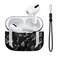 MONOCARBON Real Carbon Fiber Case for Airpods Pro 2nd Generation with LanyardAntiScratch Slim Protective Hard Cover for Airpods Pro 2 Compatible with Magsafe Wireless ChargingForged Glossy Black