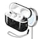 MONOCARBON Real Carbon Fiber Case for Airpods Pro 2nd Generation with LanyardAntiScratch Slim Protective Hard Cover for Airpods Pro 2 Compatible with Magsafe Wireless ChargingForged Glossy Black