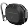 Keybudz for Waterproof AirPods 4 Case with Lock IP68 Waterproof and Dust Proof Shockproof Protector Heavy Duty Rugged Protection Drop Proof Hard Cover for AirPods 4th Gen Carbon Black