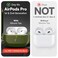 Keybudz for AirPods Pro 2 Case with Lock Fully Waterproof AirPods Pro 2nd Generation Case Cover Keychain Rugged Tough Protection Hard Shell and Carabiner for USBCLightning Forest Green