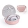 Yinke Case for Beats Solo3 Solo 4 OnEar Headphones Portable Travel Hard Shell Storage Bag Rose Gold