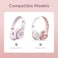 Yinke Case for Beats Solo3 Solo 4 OnEar Headphones Portable Travel Hard Shell Storage Bag Rose Gold