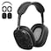 AHBTEYM Case Cover for AirPods Max Headphones TPU Ear Cups CaseEar PadsHeadband Silicone Cover Compatible with Apple AirPod Max Accessories Protector Black Pearl Shell