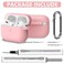 Ljusmicker for AirPods Pro Case Cover with Cleaner KitSoft Silicone Protective Case for Apple AirPods Pro 2nd1st Generation Case for Women MenAirPod Pro Case Accessories with KeychainPink