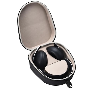 Hzycwgone Travel Case for PlayStation Pulse Elite Wireless HeadsetPortable Carrying Cover Storage Bag for PS5 Pulse Elite Cable Adapter AccessoriesBlack