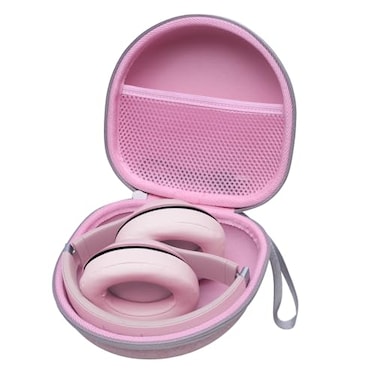 XANAD Headphone Headset Case for BeatsJLabLorelei X8JBLTOZOBERIBESPicunKVIDIO Noise Cancelling OverEar Foldable Headphones Pink