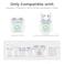 AhaStyle AirPods 4 Case Cover 2024 with Cleaning Kit Soft Silicone Shockproof Cover Skin for Apple AirPods 4th Gen Support USBC Wireless Charging