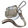 MAGEASY Odyssey AirPods Pro 1 2 Gen Case Cover Rugged AirPods Case with Lock Work with Cable Official Apple Watch MagSafe Charging Include Carabiner Wrist Strap Metal Sand