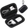 Lacdo Hard Carrying Case for AirFly SEPro V2ProDuo Avantree Relay 1Mii Bluetooth Wireless Transmitter Receiver Portable Airplane Travel Case Bag for USB Cable Adapter Flash Drive Black