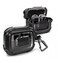 Dexnor Rugged Bumper Case for Samsung Galaxy Buds3 FE 2025 Buds3 Pro and Buds3 2024 Cases with Secure Lock Shockproof Clear Protective Cover with Carabiner Keyring Black