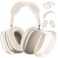 Aiaabq for AirPods Max case CoverAntiScratch Ear Pad Case CoverEar Cups CoverHeadband Cover for AirPods Max Clear Soft TPU and SiliconeSkin Scratch Proof