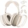 Aiaabq for AirPods Max case CoverAntiScratch Ear Pad Case CoverEar Cups CoverHeadband Cover for AirPods Max Clear Soft TPU and SiliconeSkin Scratch Proof