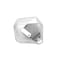 Aulumu A29 Geometric AirPods 4 Case with Lock Protective Cover with Nylon Buckle Alloy Armour Compatible with Apple AirPods 4th 2024 Translucent White