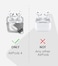 Aulumu A29 Geometric AirPods 4 Case with Lock Protective Cover with Nylon Buckle Alloy Armour Compatible with Apple AirPods 4th 2024 Translucent White