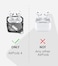 Aulumu A29 Geometric AirPods 4 Case with Lock Protective Cover with Nylon Buckle Alloy Armour Compatible with Apple AirPods 4th 2024 Translucent Grey