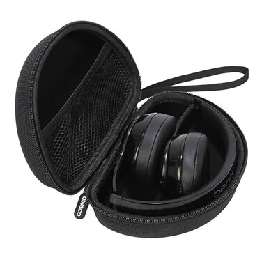 Ginsco Headphone Case Exclusive for Beats Solo 4Solo 3Solo 2 Wireless Bluetooth OnEar Headphones Hard Shell Case Portable Travel Carrying Headphone Case Black