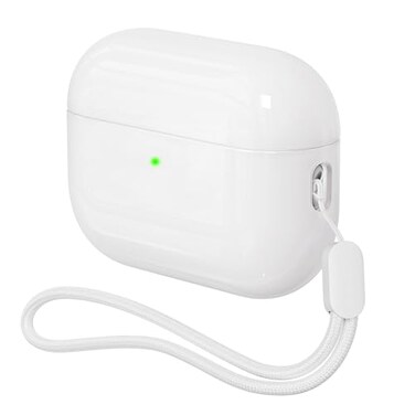 DamonLight Case for AirPods Pro 3 NeverSretchOut ShockProof Protective Semi Hard Silicone Case Compatible with Apple Airpods Pro 3rd Generation White