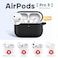 R-fun Rfun for AirPods Pro 3 Case 2025 Soft Silicone Protective Case Cover Compatible with Apple AirPods Pro 3rd Generation USBC Cable for Women Men with Cleaning Kit and Keychain Black
