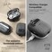 VRS Design Modern Lock for Apple AirPods Pro 3rd Generation Case 2025 Sleek Protective Style with Locking Security Compatible with Airpods Pro 3 Sand Stone