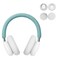 KONXISA Case for CMF by Nothing Headphone Pro 2 Sets Silicone Sweat Cover Eeadphones Protective Case Ear CushionsHeadband Cover Protector Washable Scratchproof White