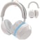 WC ShellZ XM5 Protective Headphone Exterior Shell Headband Covers for Sony WH1000XM5 Made by Wicked Cushions Made with Premium Silicone Silver