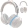 WC ShellZ XM5 Protective Headphone Exterior Shell Headband Covers for Sony WH1000XM5 Made by Wicked Cushions Made with Premium Silicone Silver
