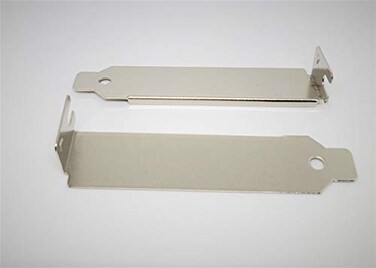 PC Accessories Connectors Pro 25Pack PC Computer Low Profile Back Expansion Slot Cover L Blank Stainless Steel Bracket