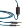 MQDITH Replacement Audio Cable Compatible with Astro A40 A40TR Gaming Headset Inline Mute Wire and No Volume Control CordBlue
