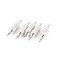 VizGiz 5 Pack 35mm Male to Male Coupler Extension Cable Joiner 18 inch TRS Stereo Audio Wire Adapter Jack Plug Connector for BT Receiver AUXin Cord PC MP3 Player Car Transmitter