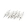 VizGiz 5 Pack 35mm Male to Male Coupler Extension Cable Joiner 18 inch TRS Stereo Audio Wire Adapter Jack Plug Connector for BT Receiver AUXin Cord PC MP3 Player Car Transmitter