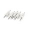 VizGiz 5 Pack 35mm Male to Male Coupler Extension Cable Joiner 18 inch TRS Stereo Audio Wire Adapter Jack Plug Connector for BT Receiver AUXin Cord PC MP3 Player Car Transmitter