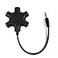 MAOYE 5Way Multi Headphone Audio Splitter Connector Headphone 35mm Audio Stereo Splitter Cable 1 Male to 5 Port Female Earphone Headset Adapter Compatible with iPhone Samsung